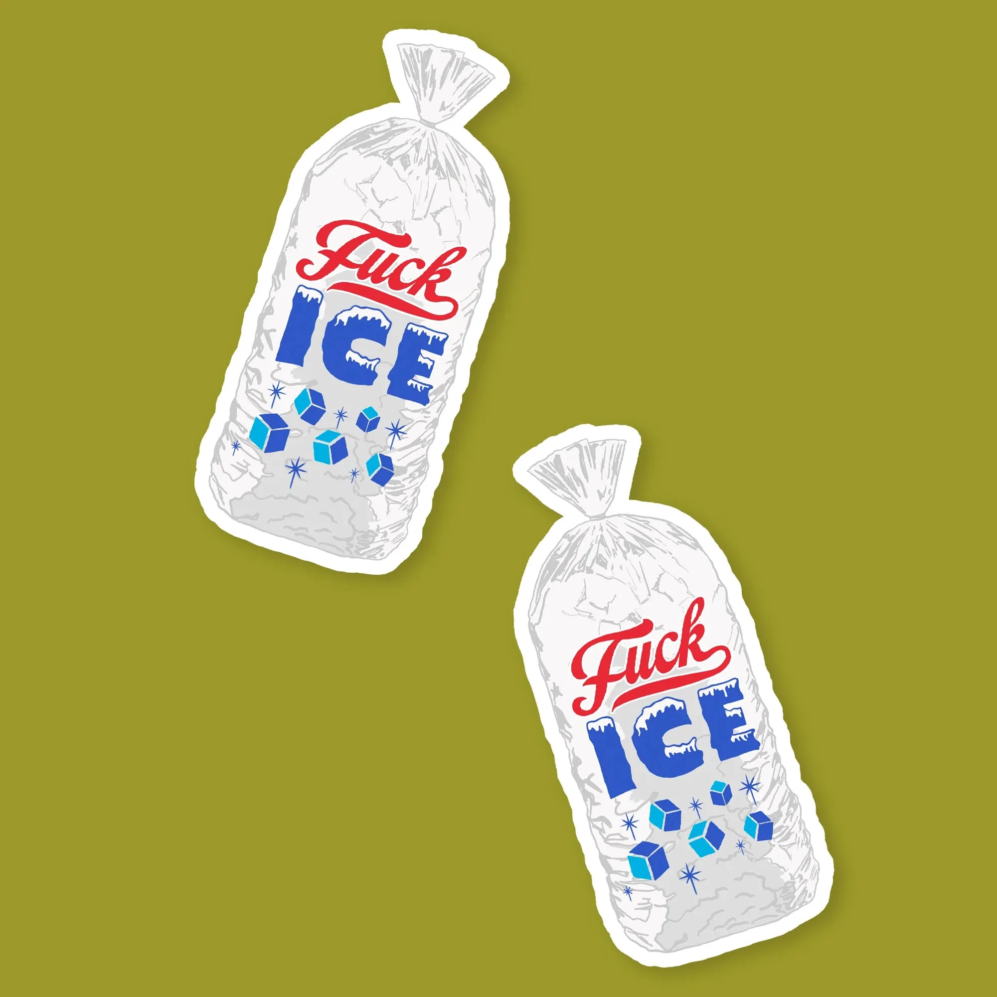 F*ck Ice Sticker - Image 2