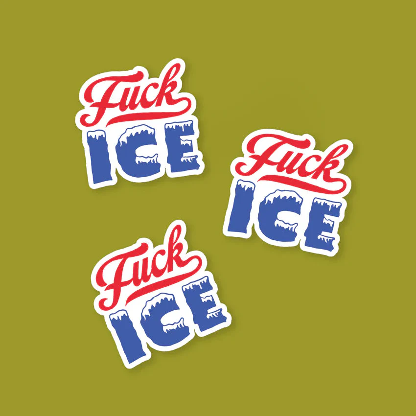 F*ck Ice Text Sticker - Image 2