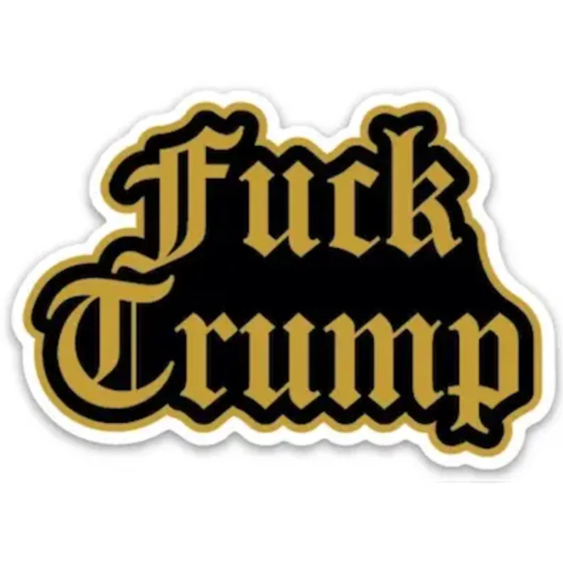 Fuck Trump Political Sticker