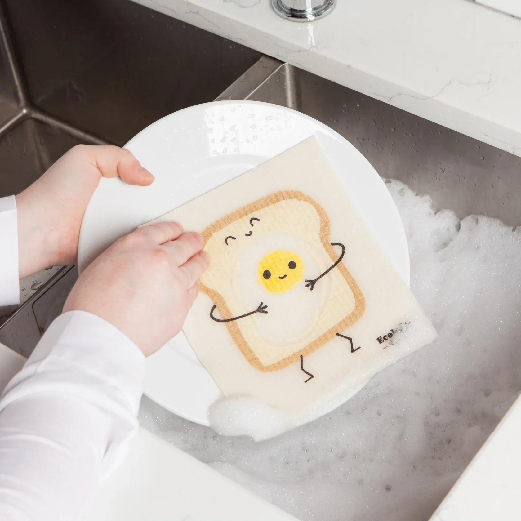 Funny Food Swedish Sponge Cloth - Image 2