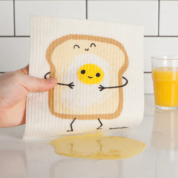 Funny Food Swedish Sponge Cloth - Image 3