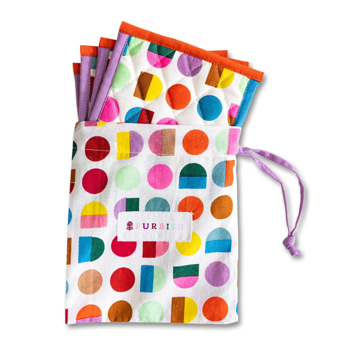 Furbish Coasters Set of 4 - Yvette - Image 2