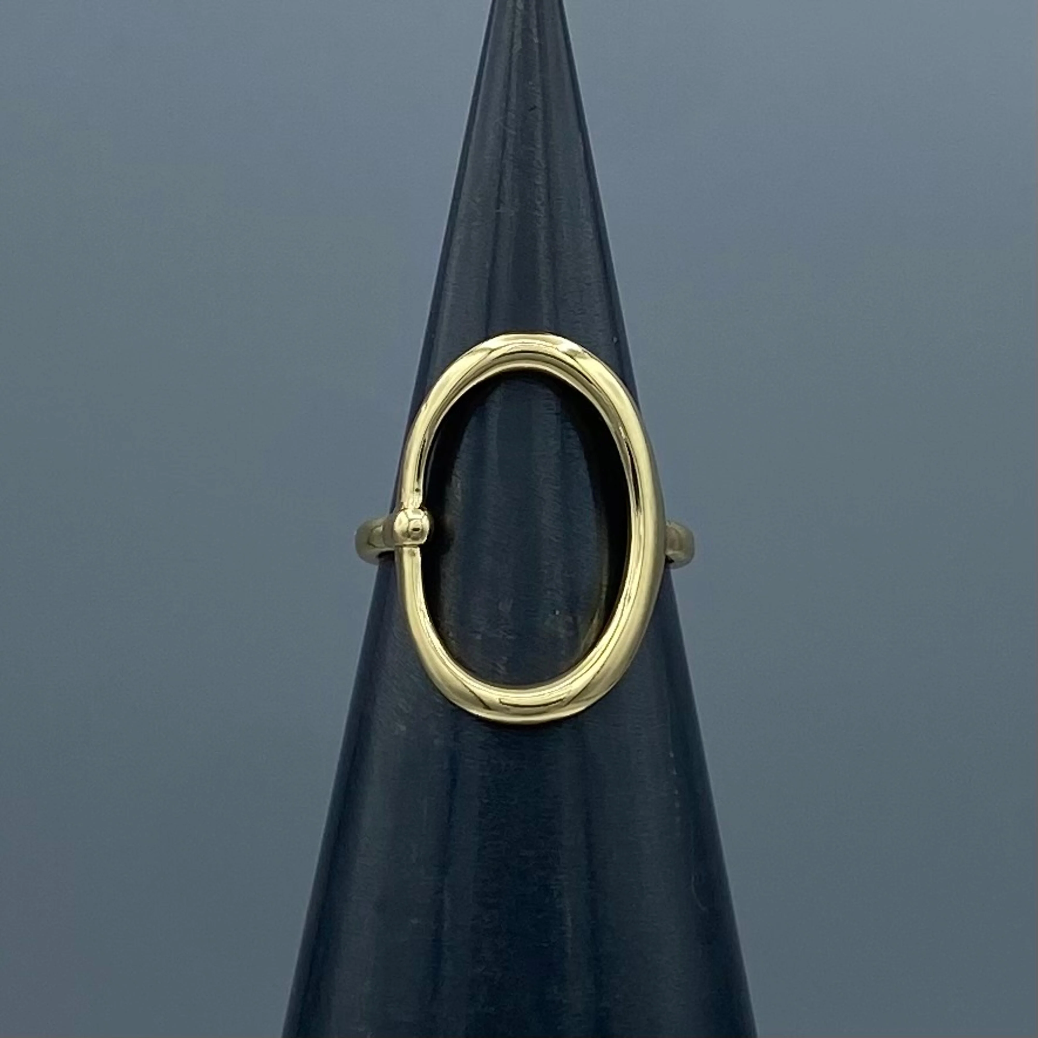Gold Filled Large Open Oval Ring