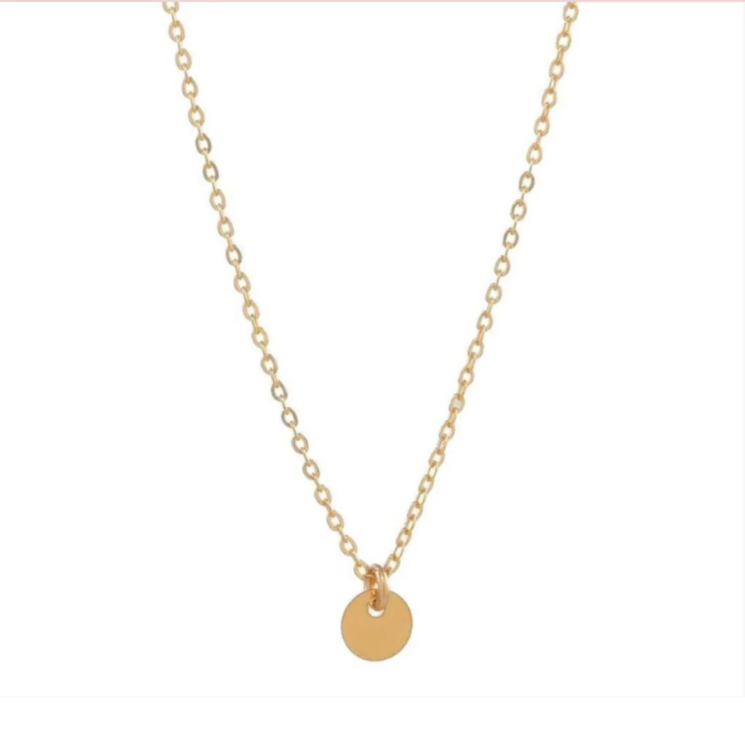 GF Mini Disc Necklace