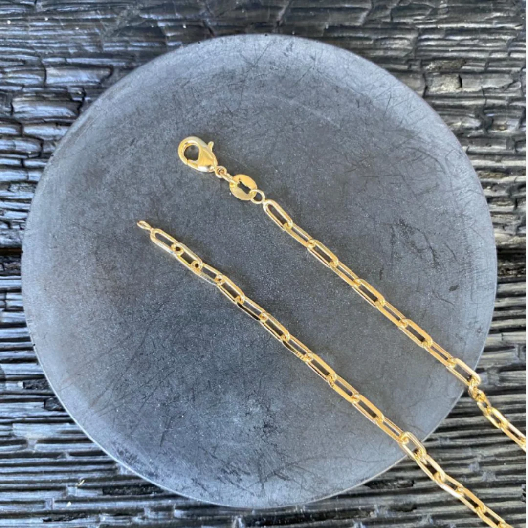GF Paperclip Chain - 18in