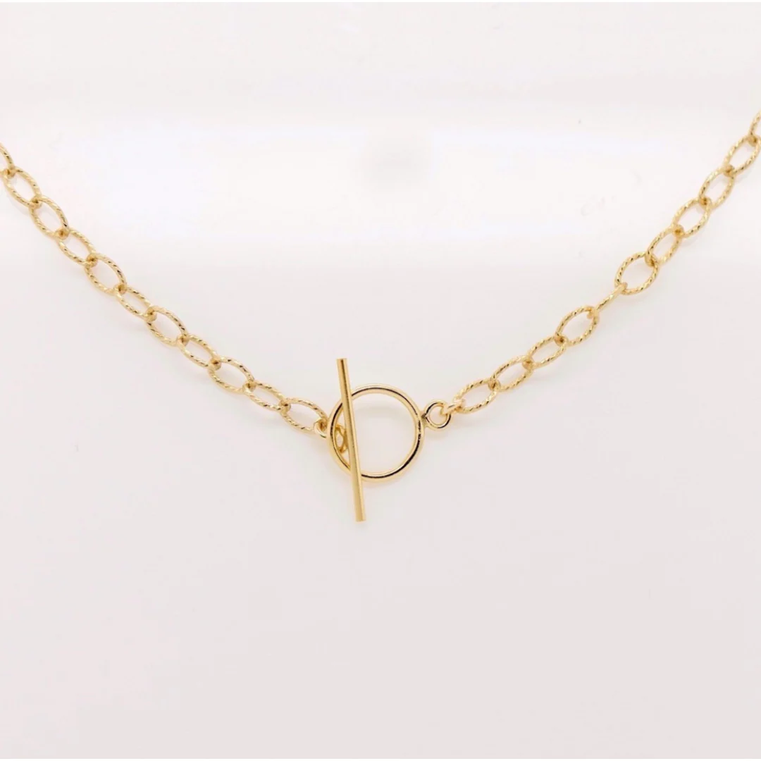 GF Sparkly Chain Toggle Bracelet