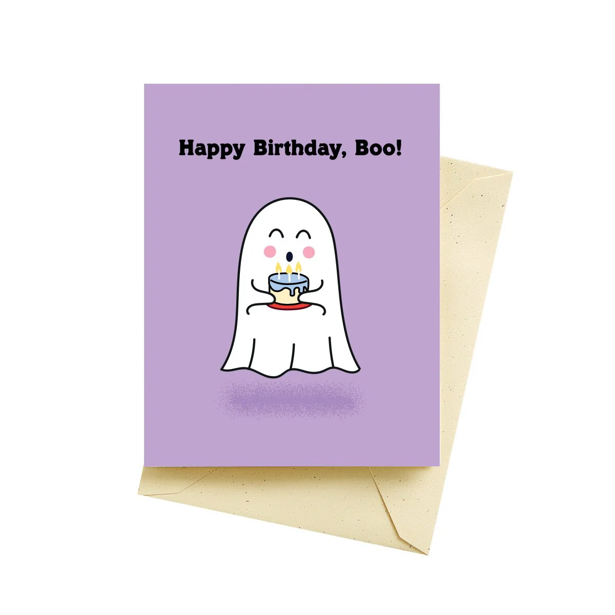 Ghost Cake Birthday Card