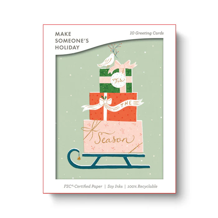 Gifting Sleigh: ‘Tis the Season Note Cards