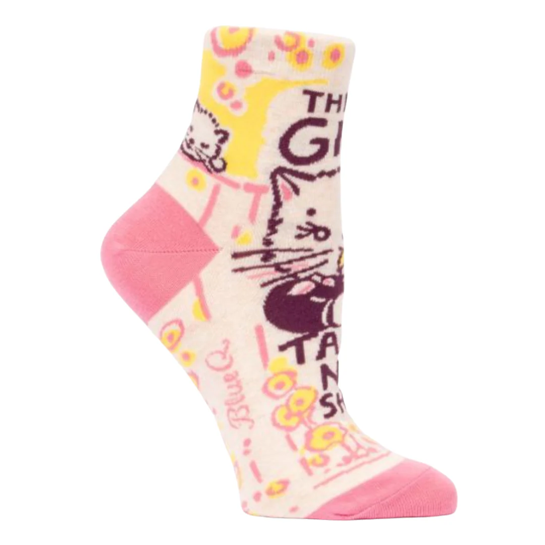 Girl Takes No Shit Women's Ankle Socks - Image 2