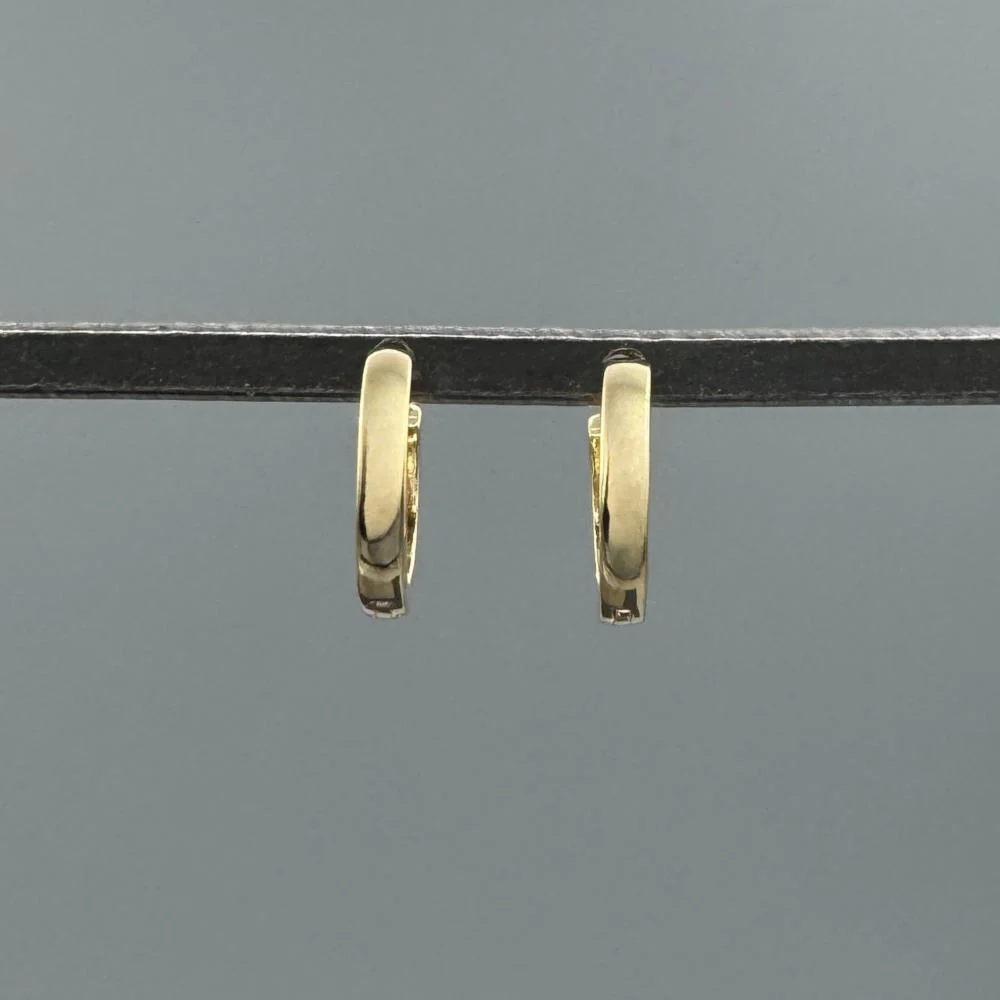 Gold Filled Medium Classic Clicker Huggies - Image 2