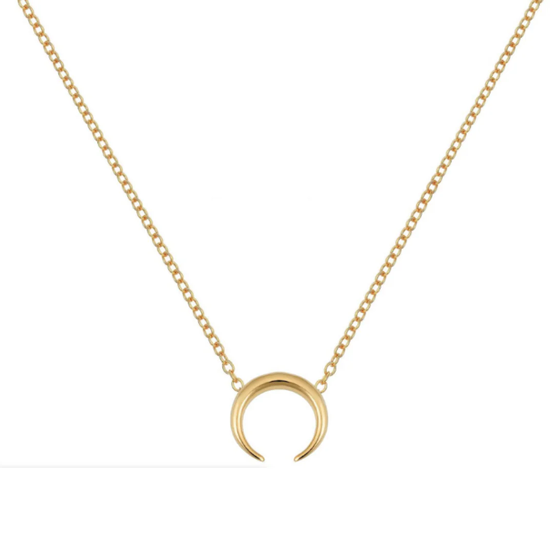 Gold Little Horn Necklace