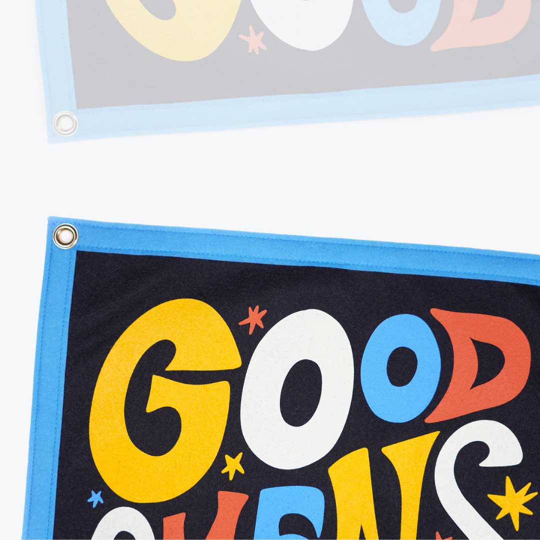 Good Omens Are Everywhere Camp Flag - Image 2