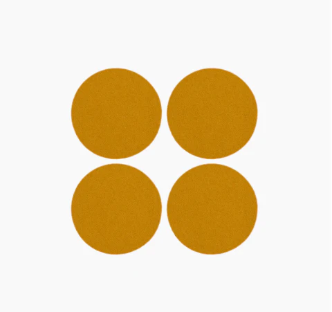 graf lantz 4 pack round coaster - Tumeric - Image 2