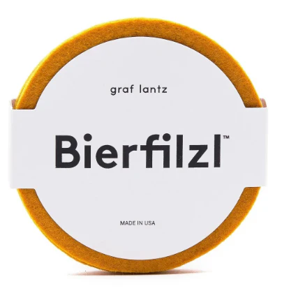 graf lantz 4 pack round coaster - Tumeric - Image 3