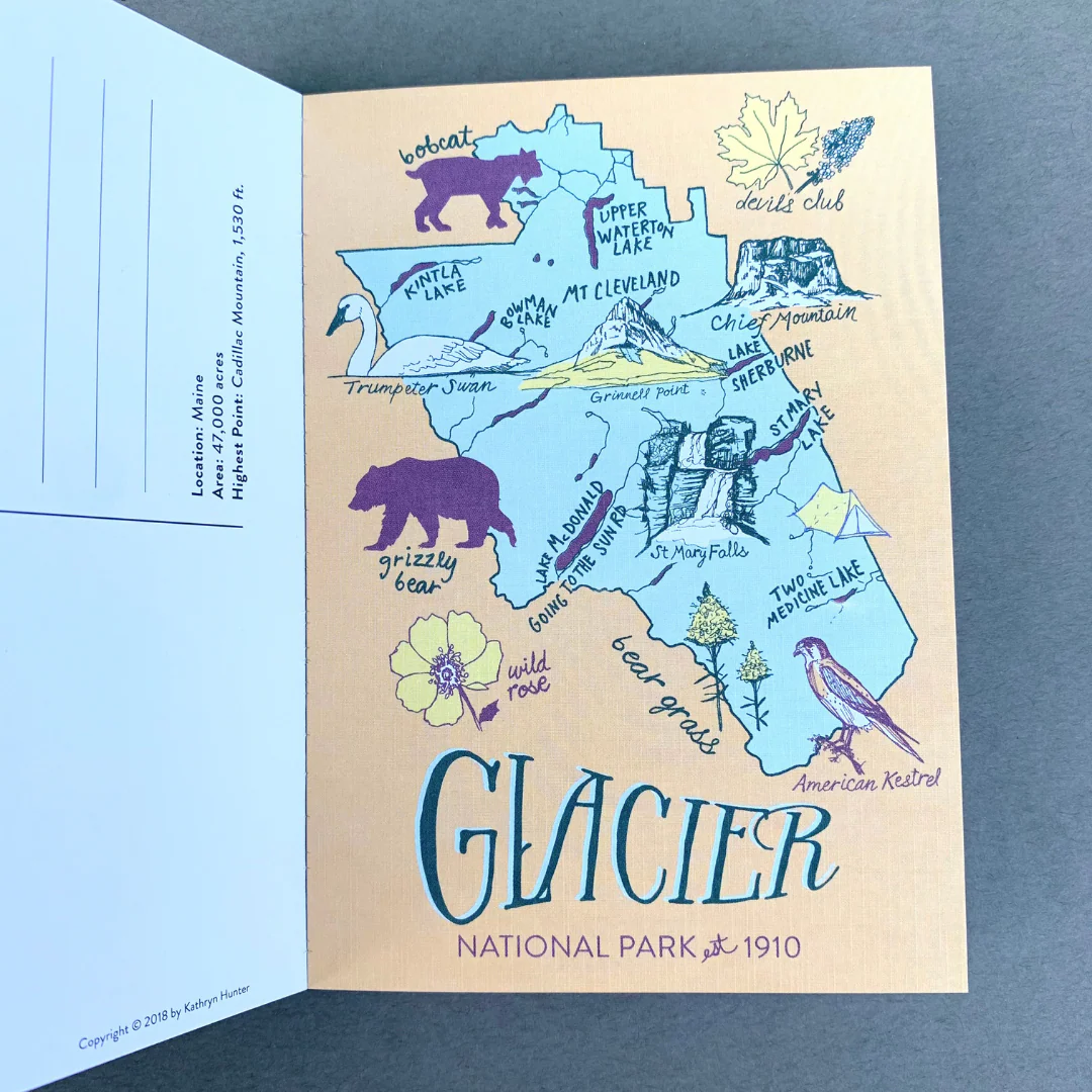 Greetings From...24 Postcards of National Parks - Image 5