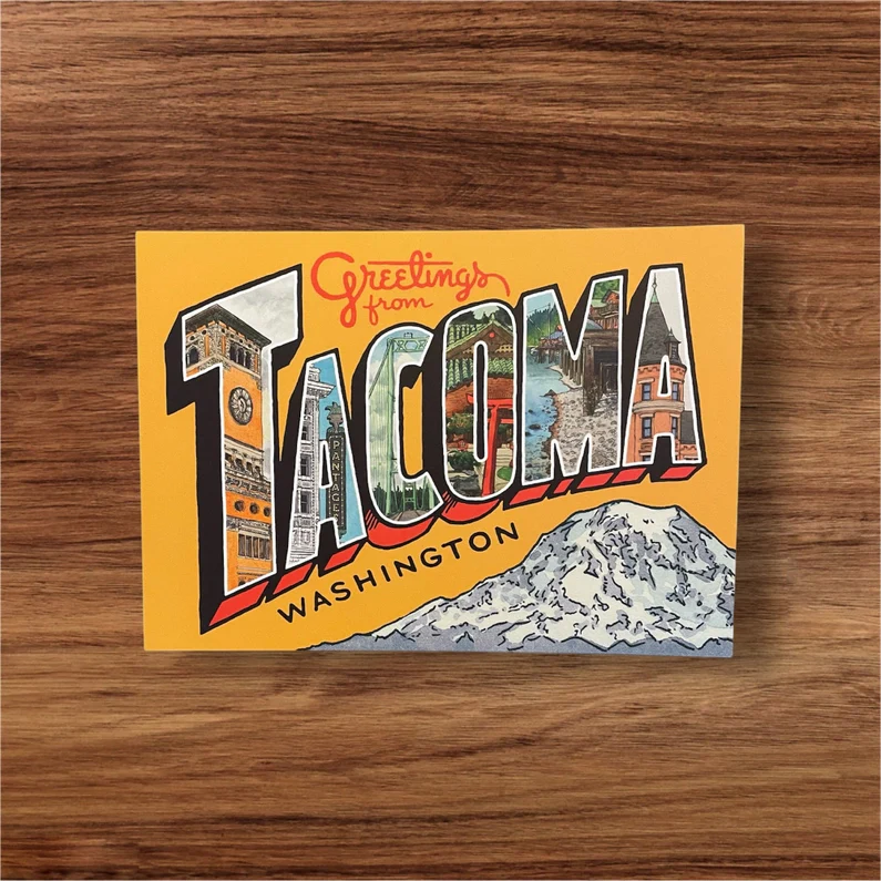 Greetings from Tacoma Card (box set of 6) - Image 3