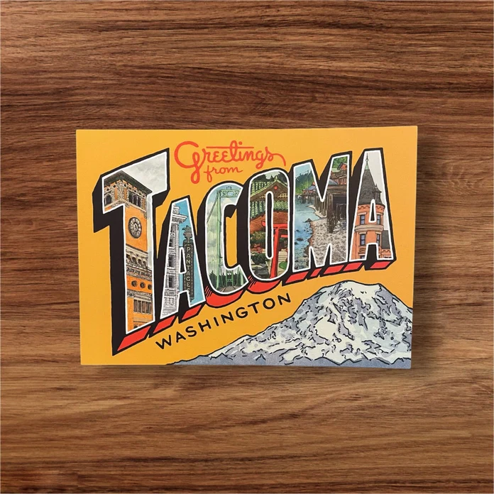 Greetings From Tacoma Postcard - Image 2