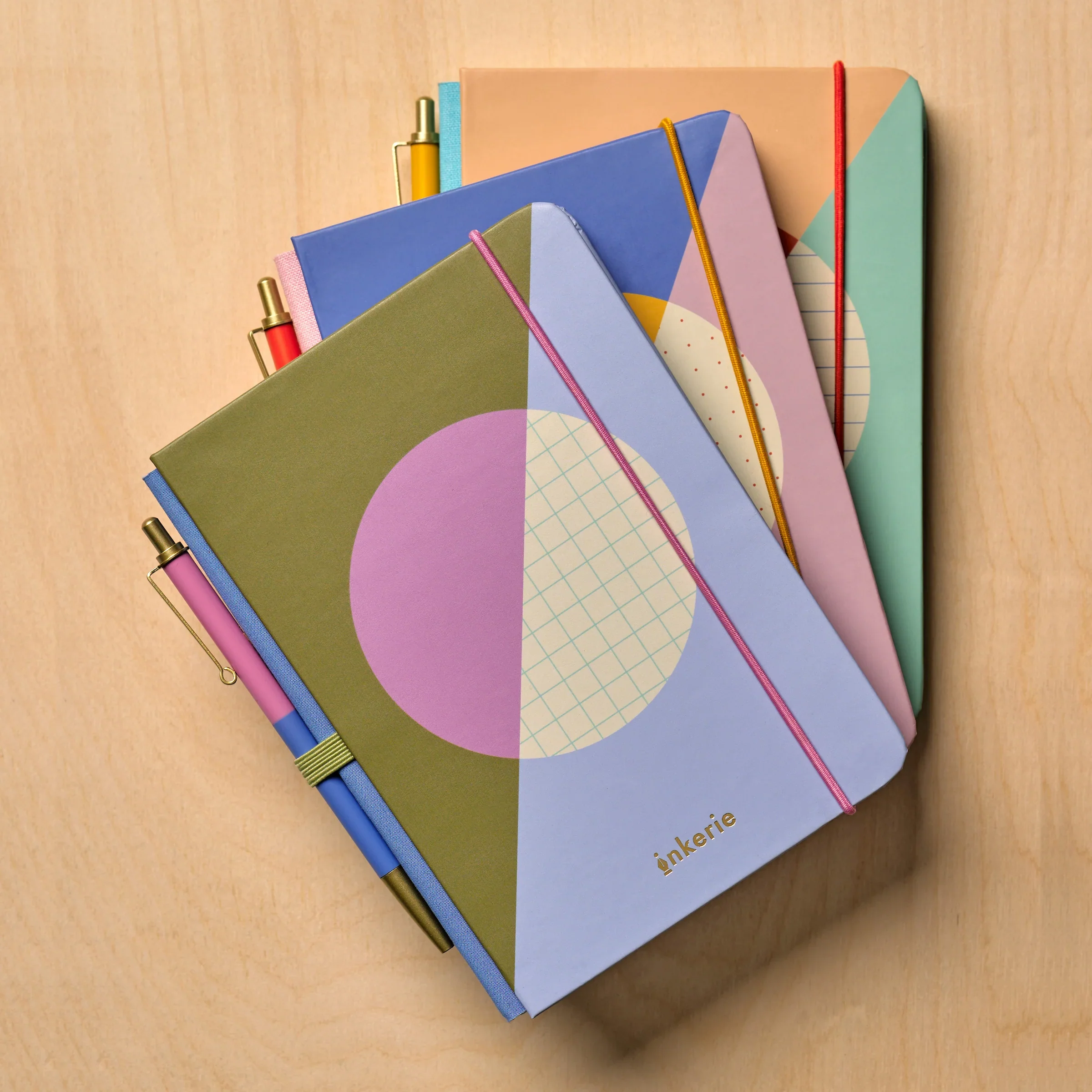 Grid Mini Notebook & Pen - Image 2
