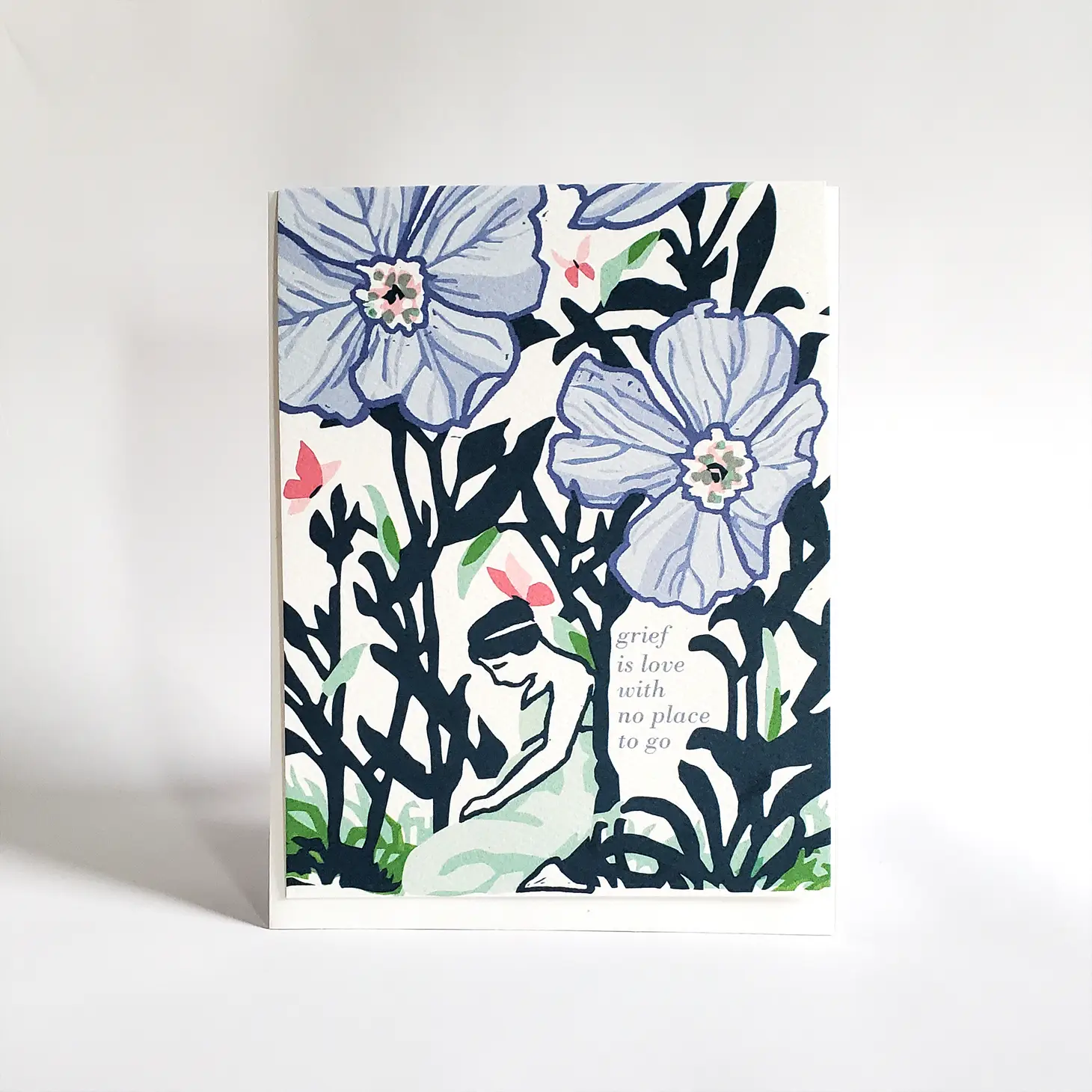 Grief is Love Sympathy Greeting Card