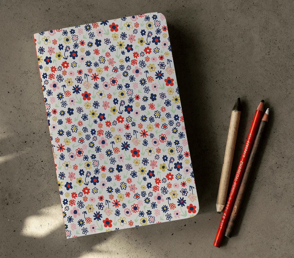 Groovy Daisy Classic Layflat Notebook-Lined - Image 2