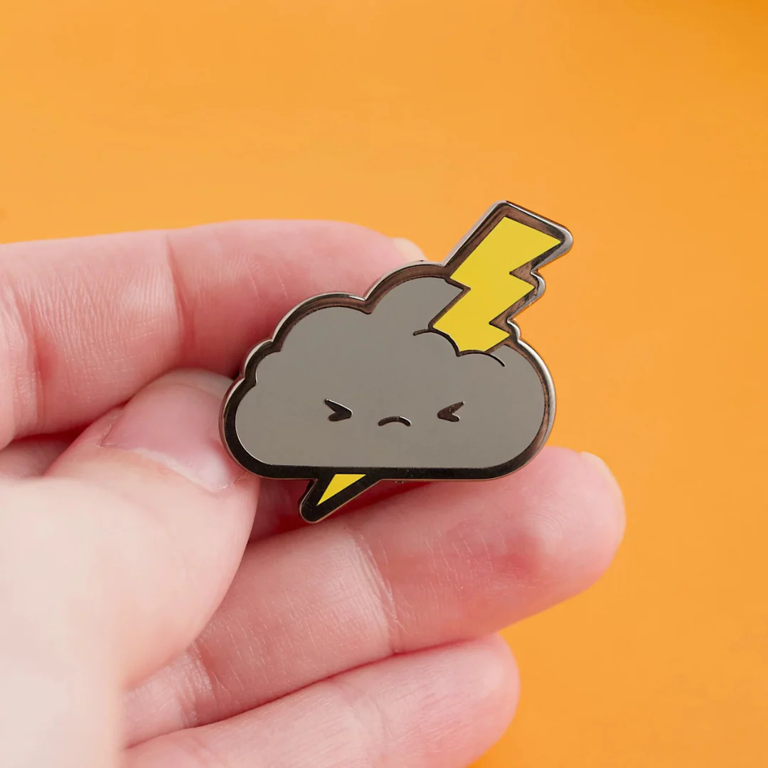 Grumble Cloud Pin - Image 2