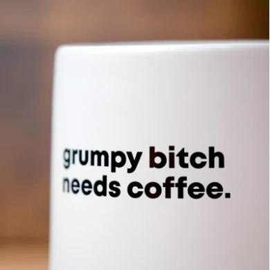Grumpy B*tch Needs Coffee Mug - Image 2