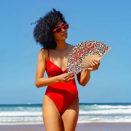 Hand Fan - F*ck Off Leopard - Image 4