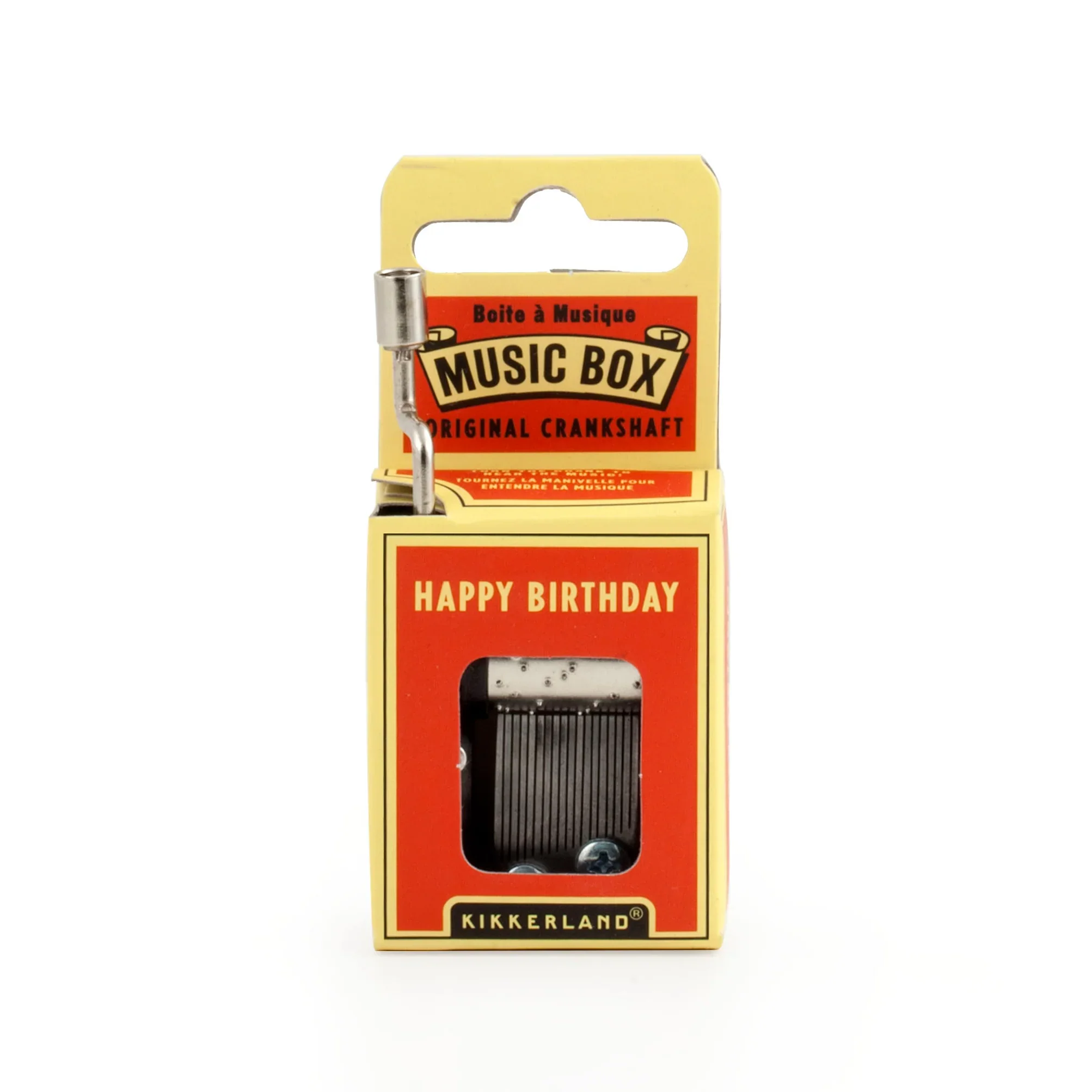 Happy Birthday - Crank Handle Music Box