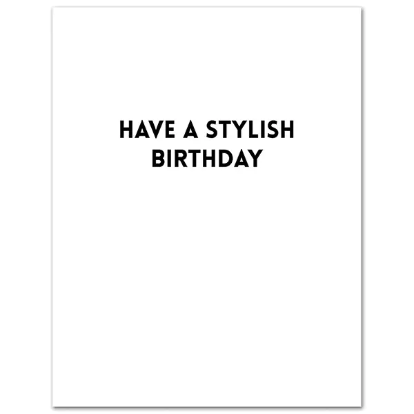 Harry Stylish Birthday Card - Image 2