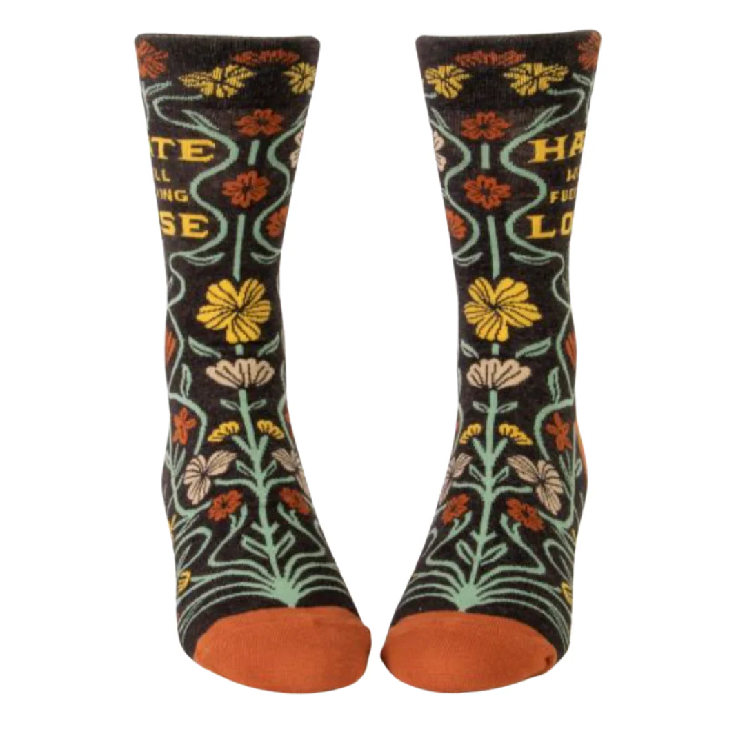 Hate Will Fucking Lose Men's Socks - Image 2