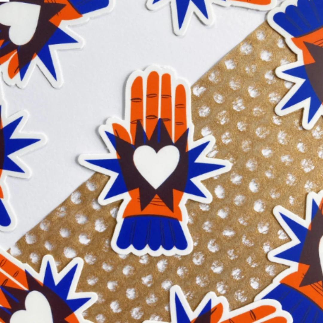 Helping Hand Milagro Sticker - Image 2