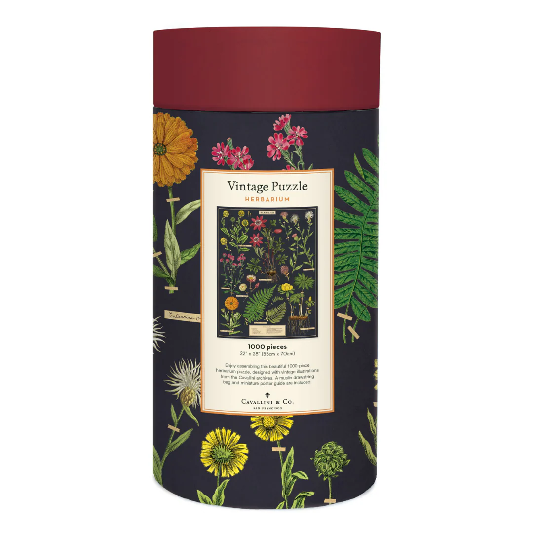 Cavallini & Co. 1000 Piece Puzzle - Herbarium - Image 3
