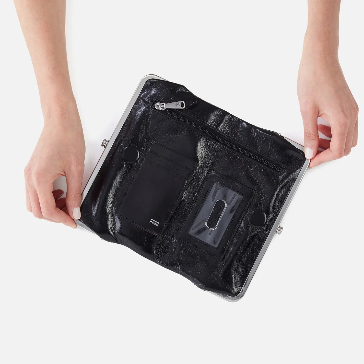 Hobo Lauren Wallet - Black - Image 5