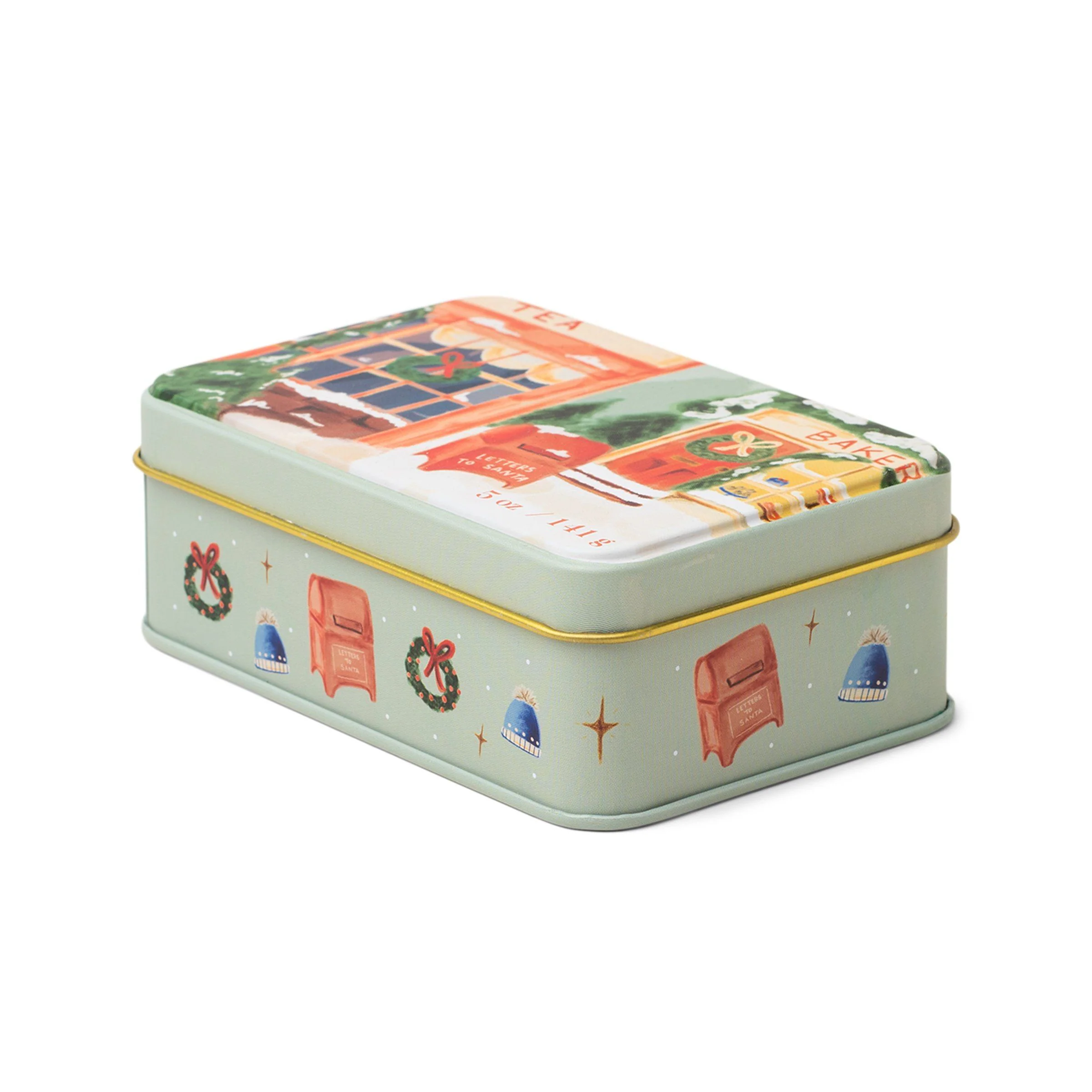 Holiday 5 oz Candle Tin - Orange & Fir