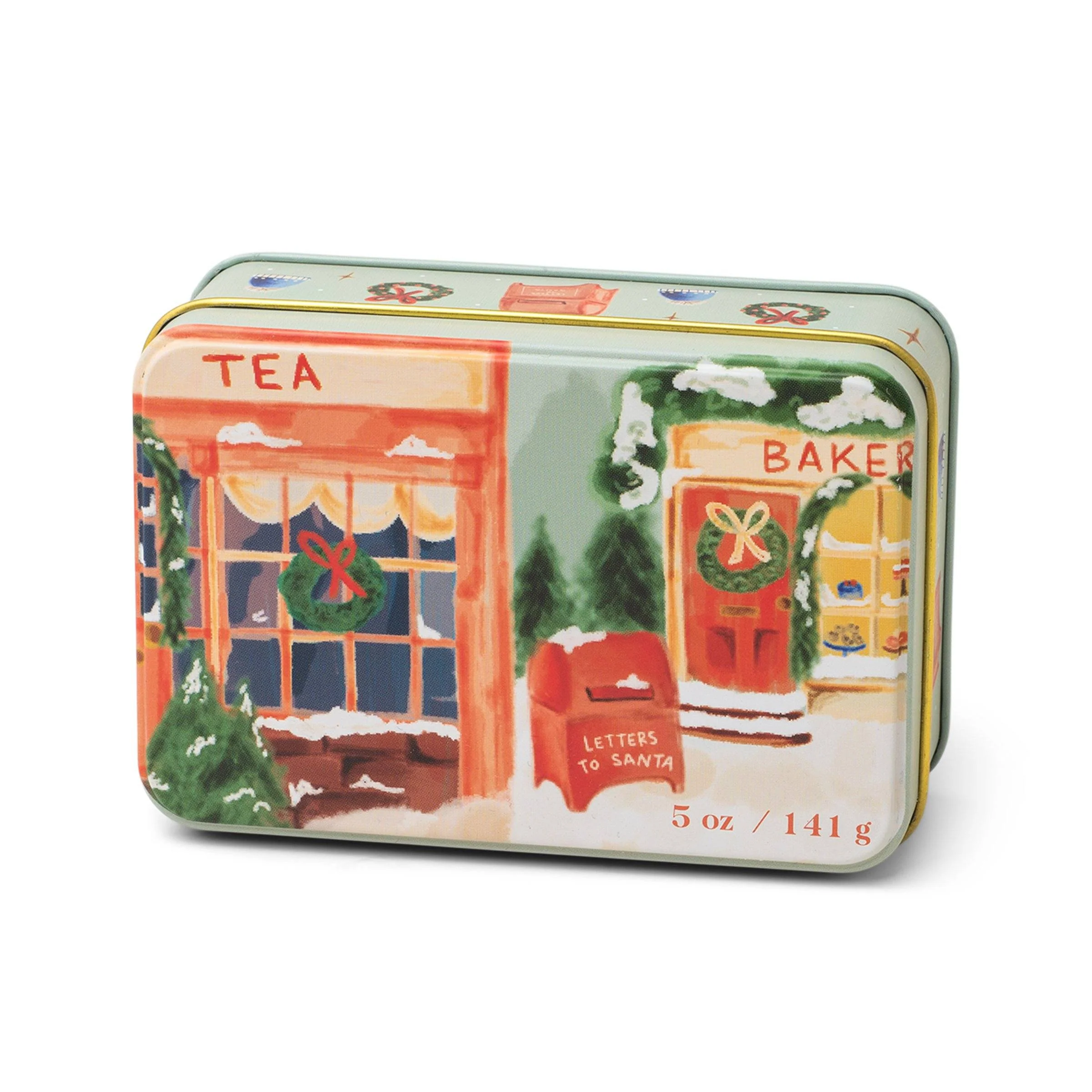Holiday 5 oz Candle Tin - Orange & Fir - Image 2