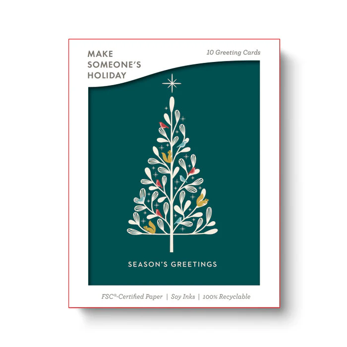 Holiday Tree: Season’s Greetings Note Cards