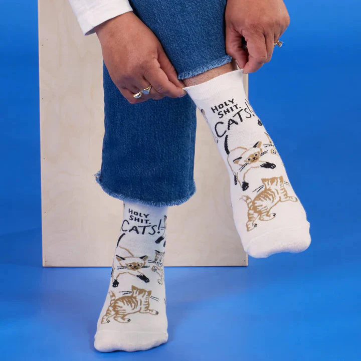 Holy Sh*t Cats! Women's Ankle Socks - Image 4