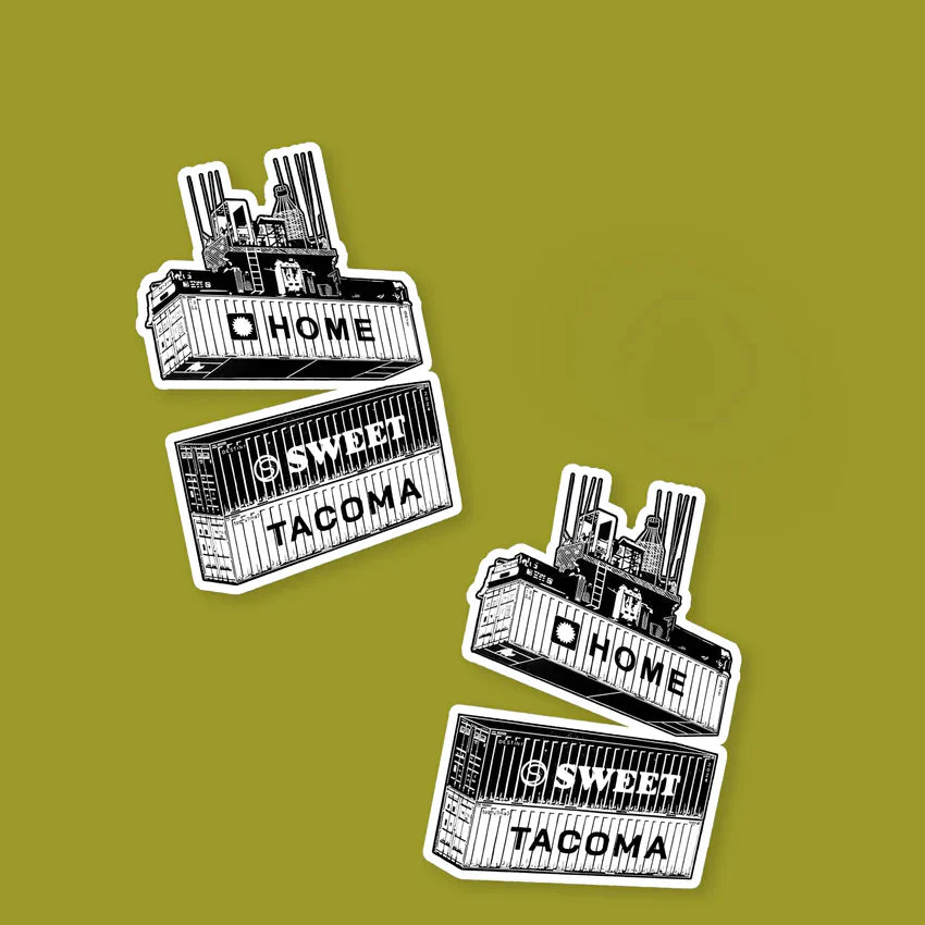 Home Sweet Tacoma Sticker - Image 2