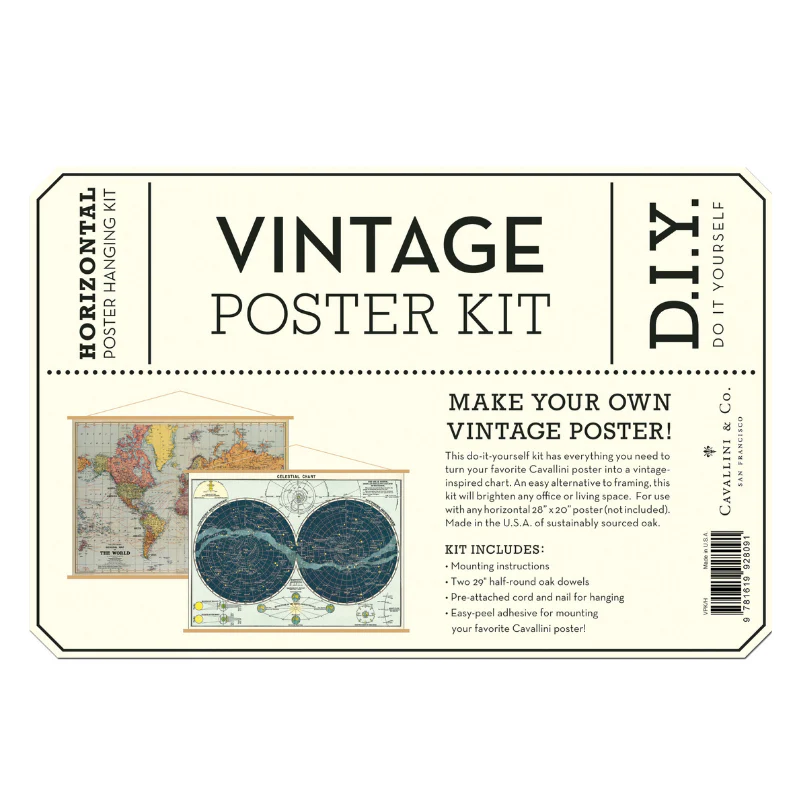 Cavallini & Co. Horizontal Vintage Poster Kit