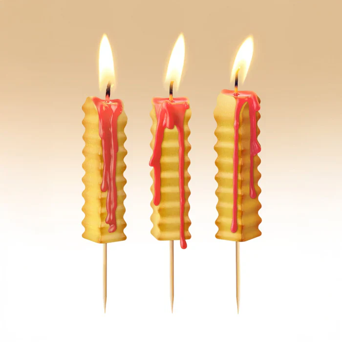 Hot And Crispy - French Fry Party Candles - Image 4