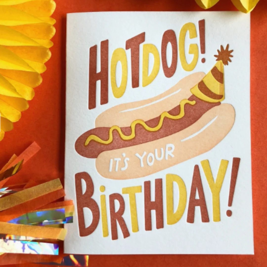 Hot Dog Birthday Card - Image 2