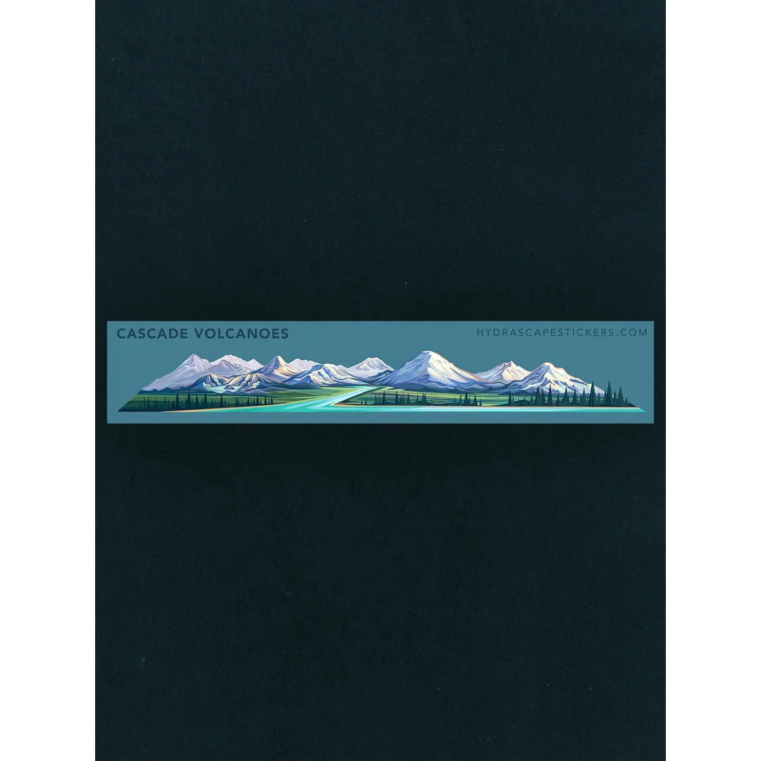 Hydrascape Miniscape Sticker - Cascade Volcanoes