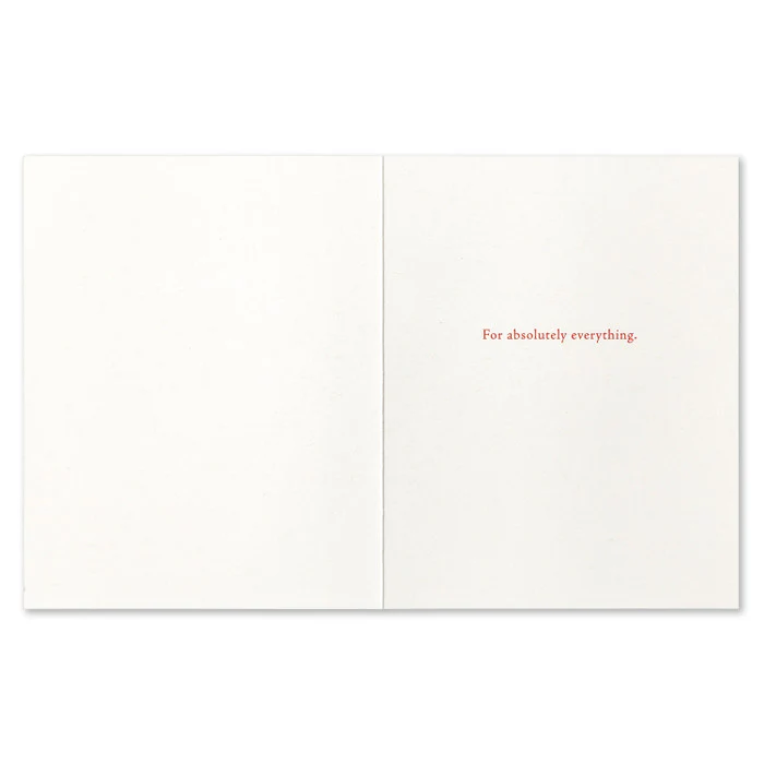 I can only offer you my simple thanks… - Thank You Card - Image 2