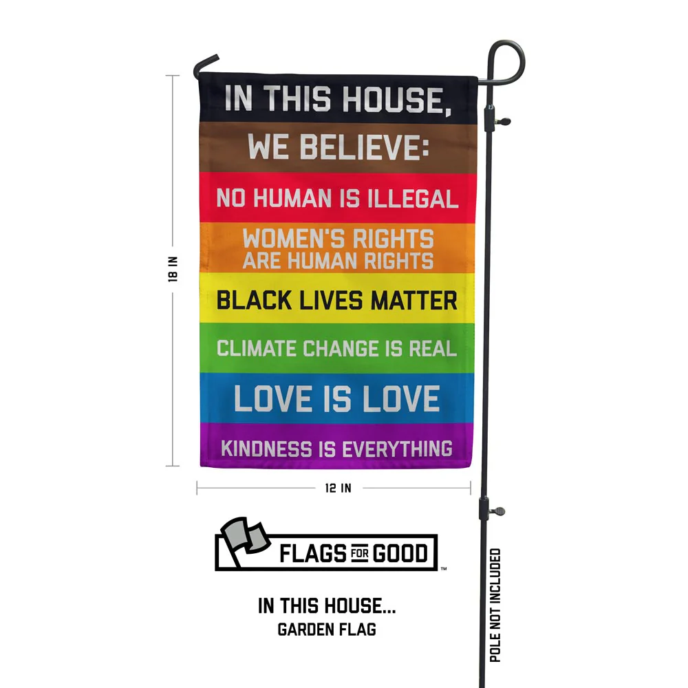 In This House Garden Flag - Image 3
