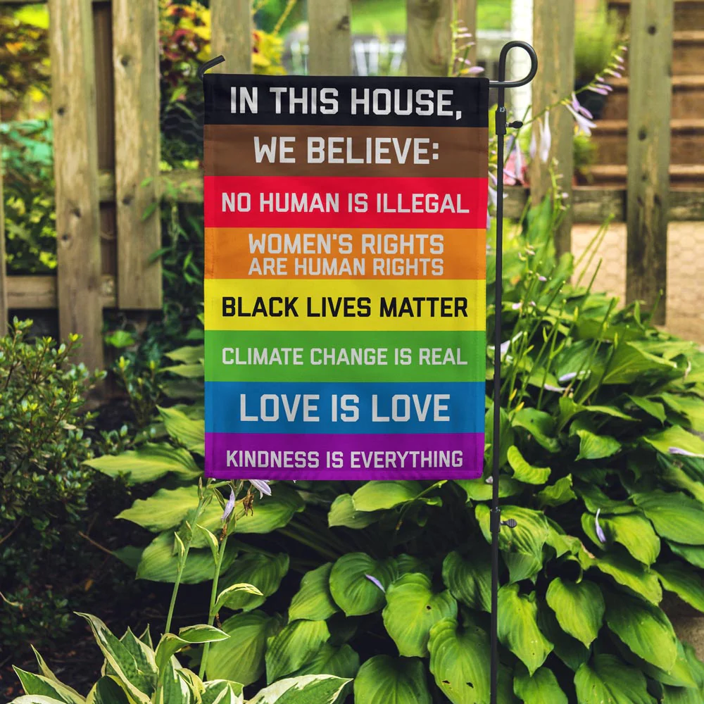 In This House Garden Flag - Image 4