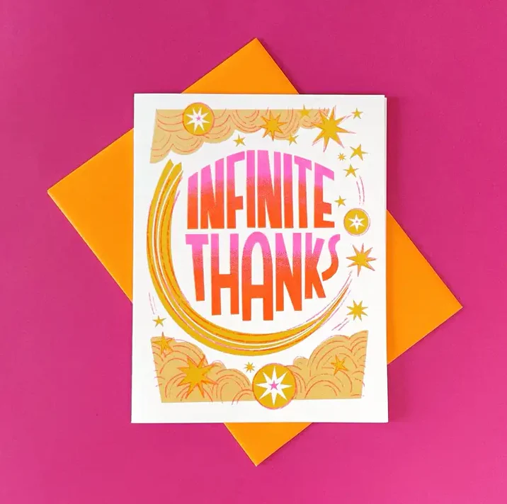 Infinite Thanks Card