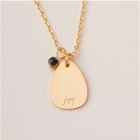 Intention Charm Necklace - Dalmatian / Gold - Image 2