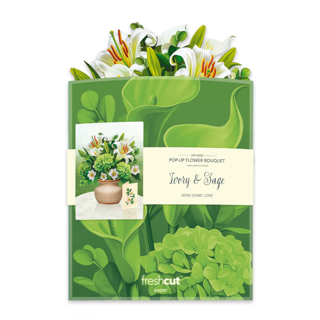 Ivory & Sage FreshCut Paper Card - Image 2