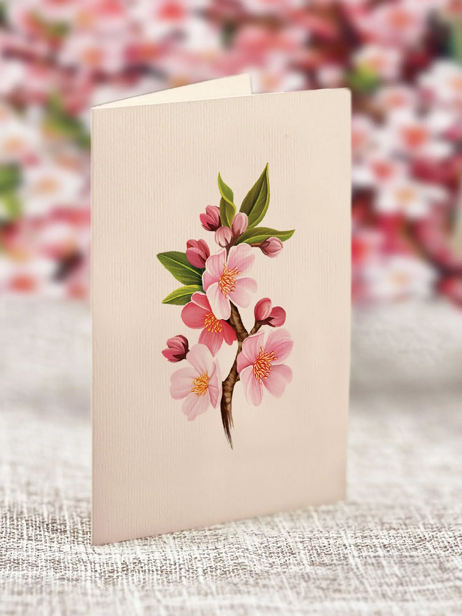 Japanese Cherry Blossoms  FreshCut Paper Card - Image 6