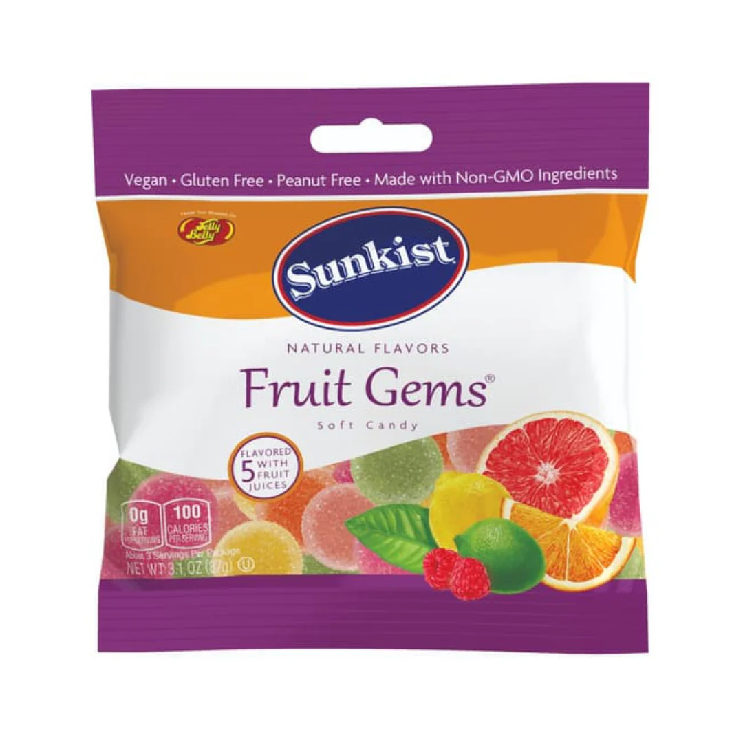 Fruit Gems 3.5oz Bag - Sunkist Citrus Mix